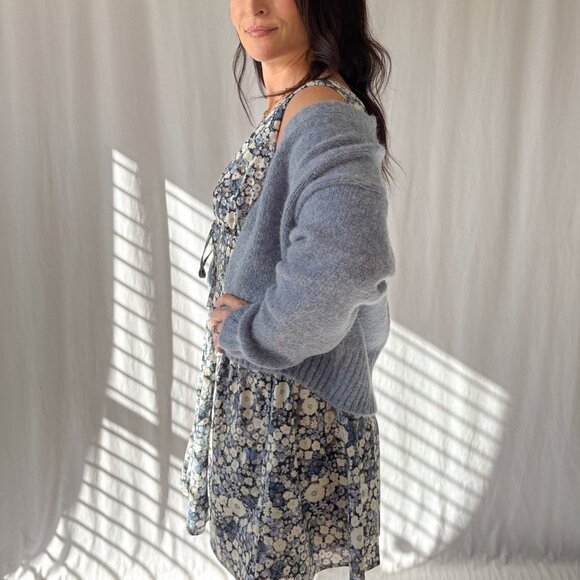 Sage The Label | Rhia Knit Open Cardigan | Blue - Picture 11 of 16